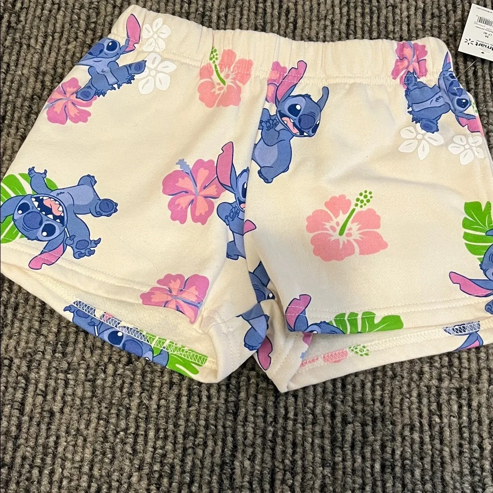 Girls LILO and Stitch pants shorts set - Picture 2 of 8